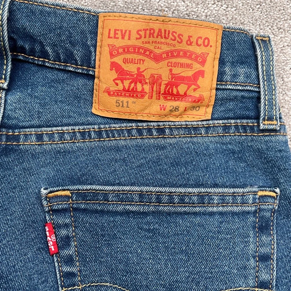 Levi's 511 Jeans Men 28W‎ 30L Blue Slim Stretch PC9-04511-4779 All Seasons Tech